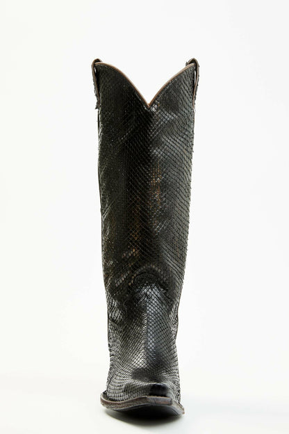 Idyllwind Slay Black Python Tall Western Boots - Snip Toe