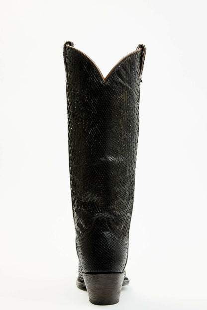 Idyllwind Slay Black Python Tall Western Boots - Snip Toe