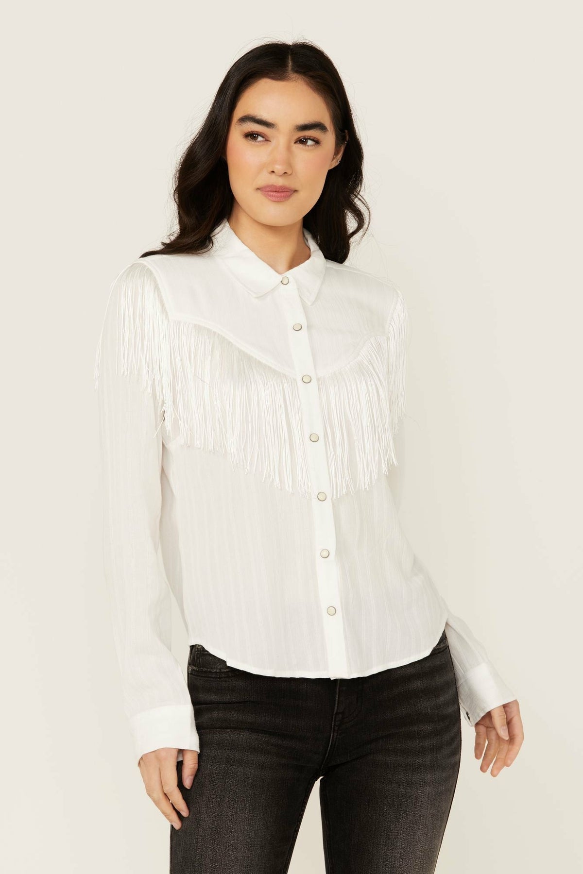 Idyllwind Etta Fringe Long Sleeve Snap Western Shirt
