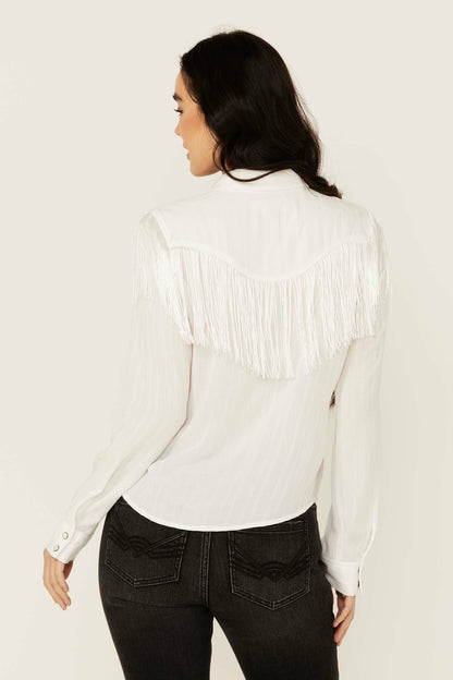 Idyllwind Etta Fringe Long Sleeve Snap Western Shirt
