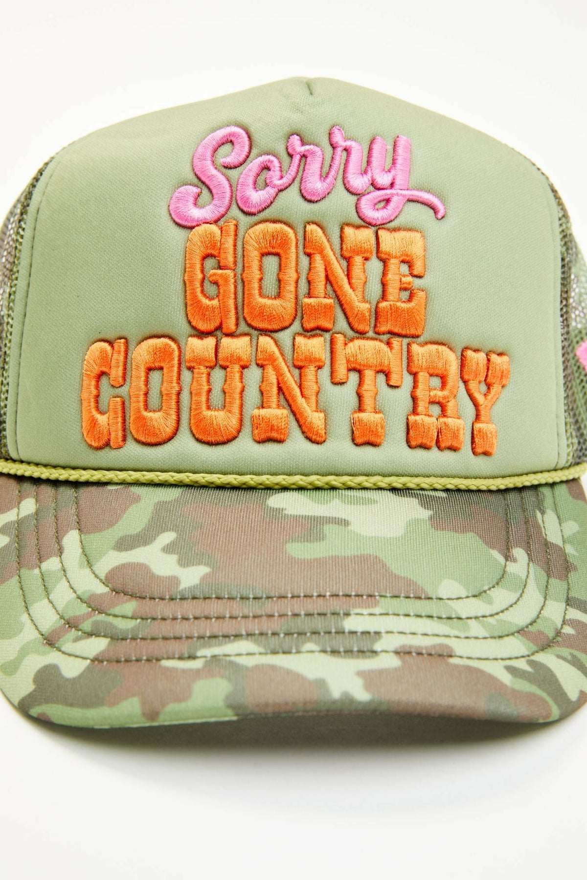 Idyllwind Sorry Gone Country Camo Print Ball Cap