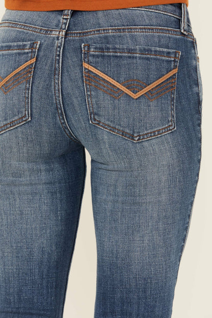 Idyllwind Bayside Medium Wash Mid Rise Bootcut Stretch Denim Jeans