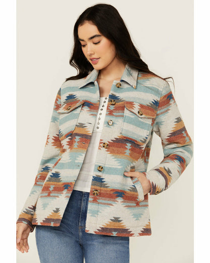 Idyllwind Dusk Southwestern Print Shacket