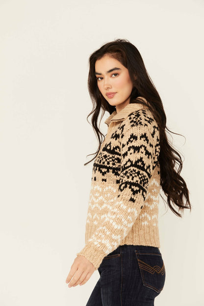 Idyllwind Otay Studded Southwestern Pullover Sweater
