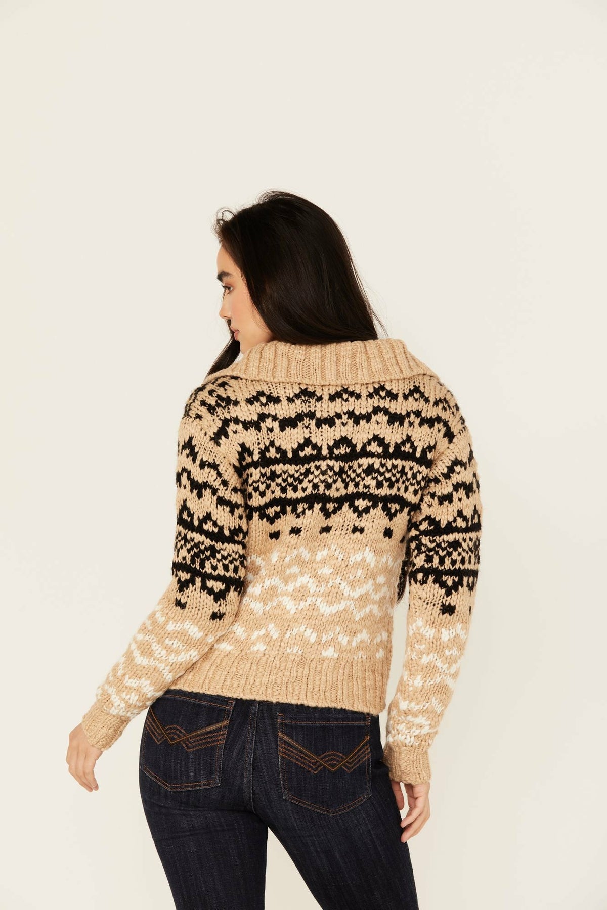 Idyllwind Otay Studded Southwestern Pullover Sweater