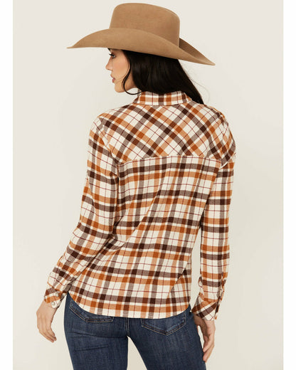 Idyllwind Binkley Featherlight Plaid Print Pearl Snap Western Shirt