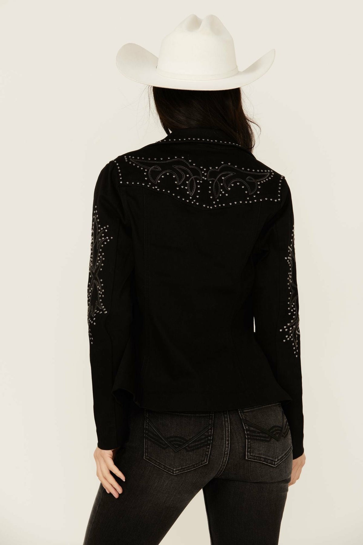 Idyllwind Burbank Embroidered and Studded Super Stretch Blazer