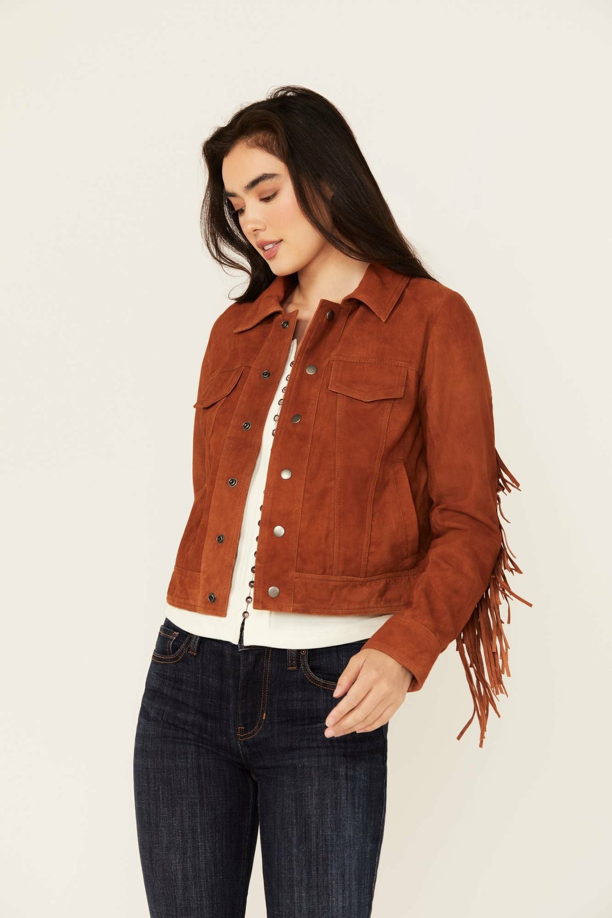 Idyllwind Wynbrook Fringe Suede Jacket