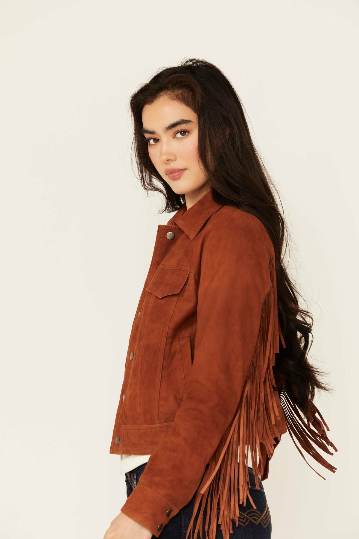 Idyllwind Wynbrook Fringe Suede Jacket