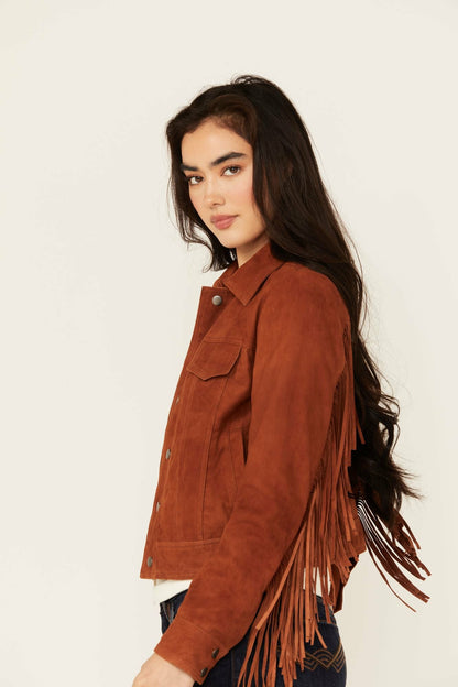 Idyllwind Wynbrook Fringe Suede Jacket