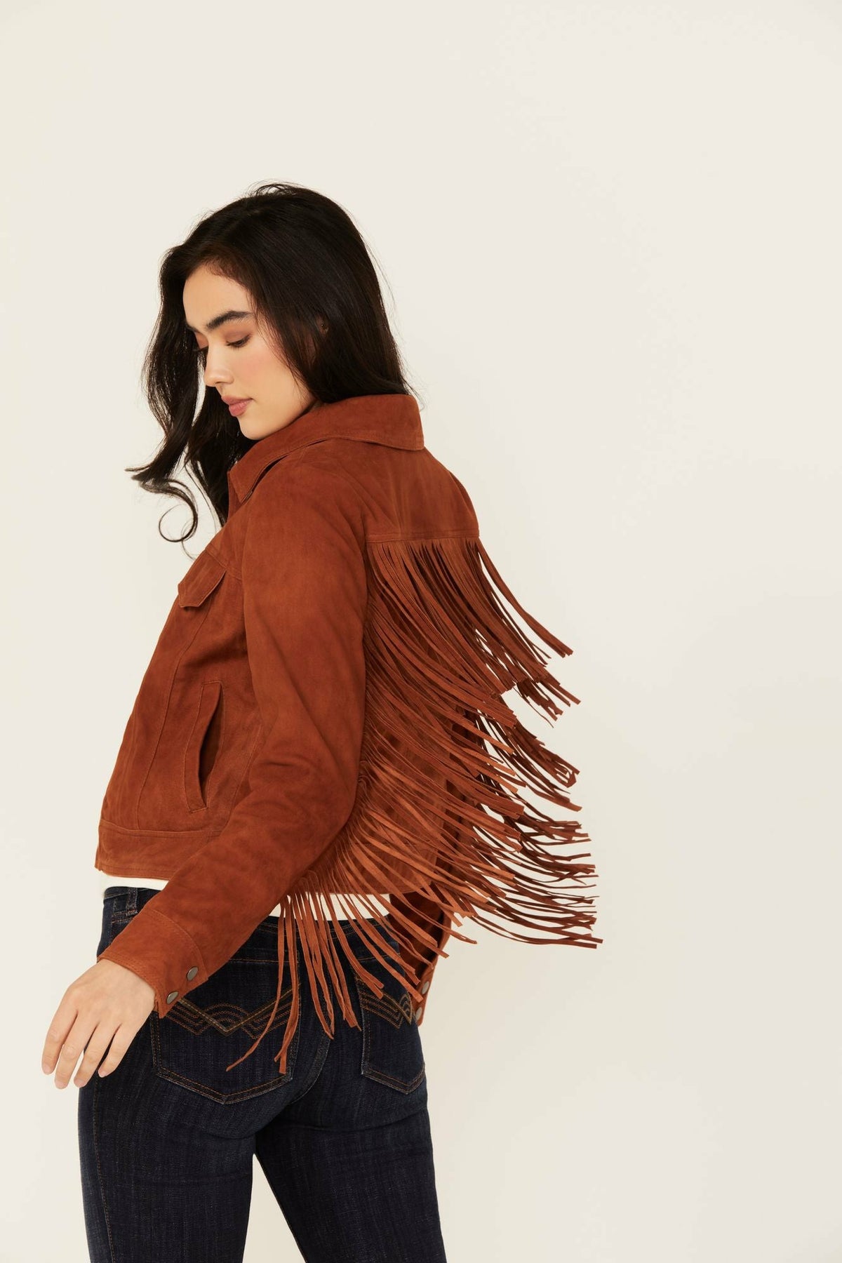 Idyllwind Wynbrook Fringe Suede Jacket