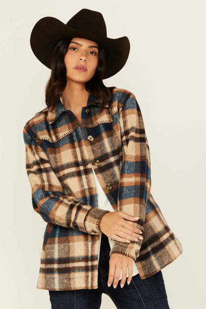 Idyllwind Dowlan Plaid Print Shacket
