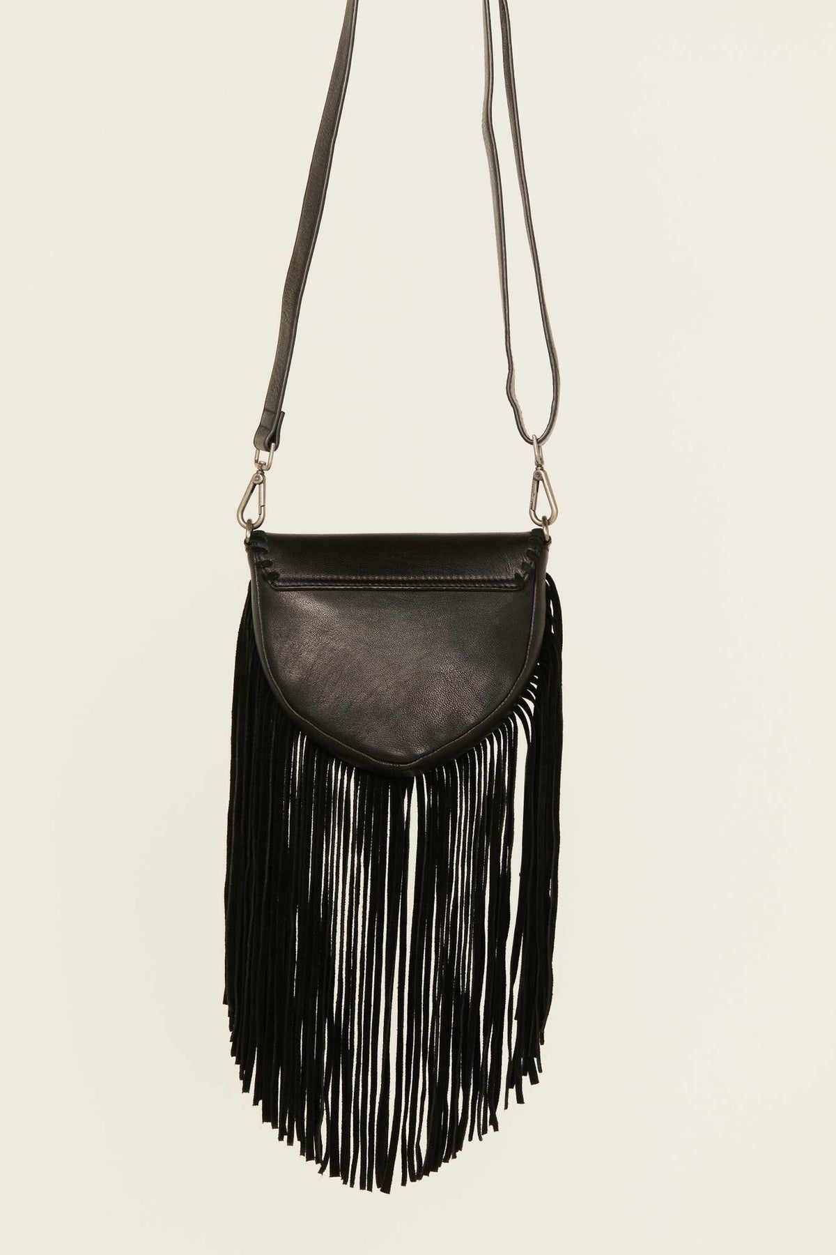 Idyllwind Esperanza Longhorn Leather Fringe Crossbody Bag