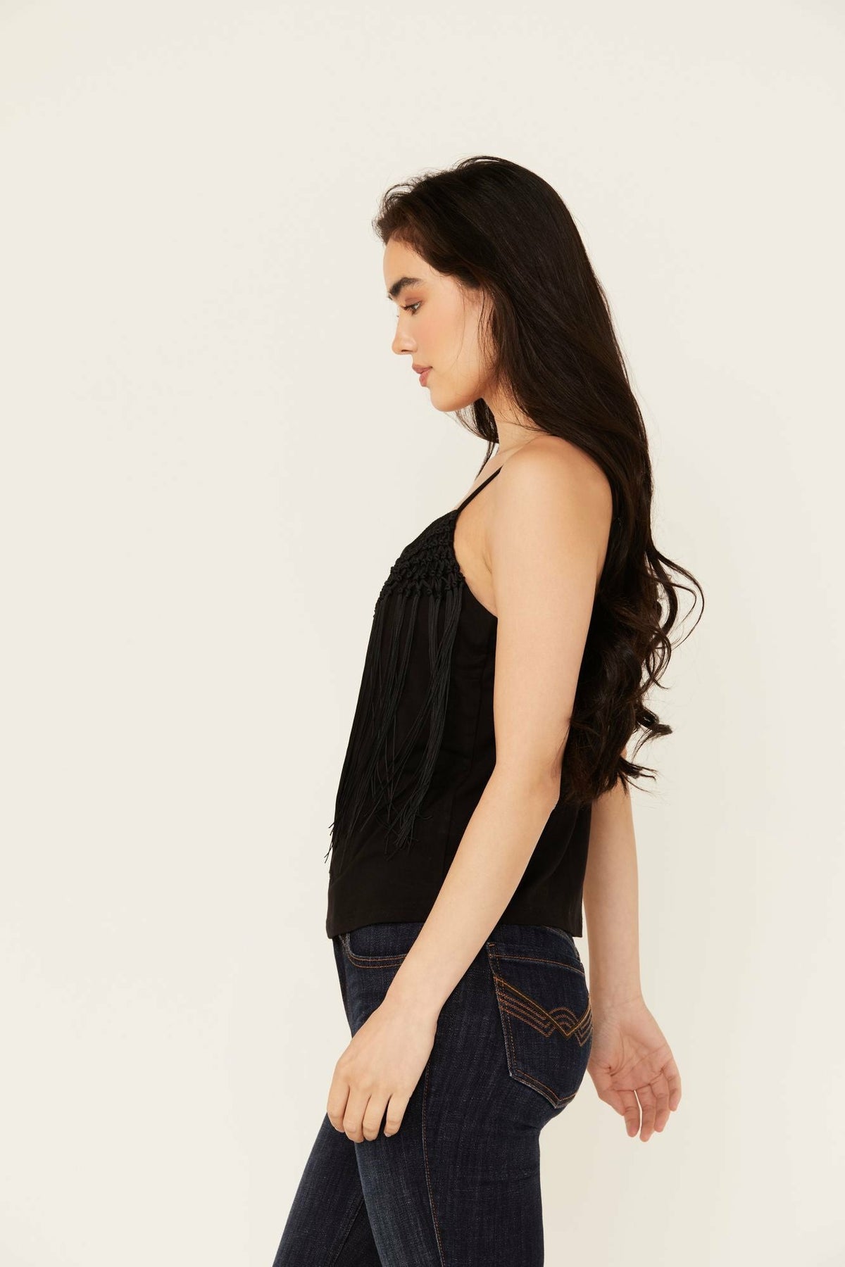 Idyllwind Farriswood Fringe Tank Top