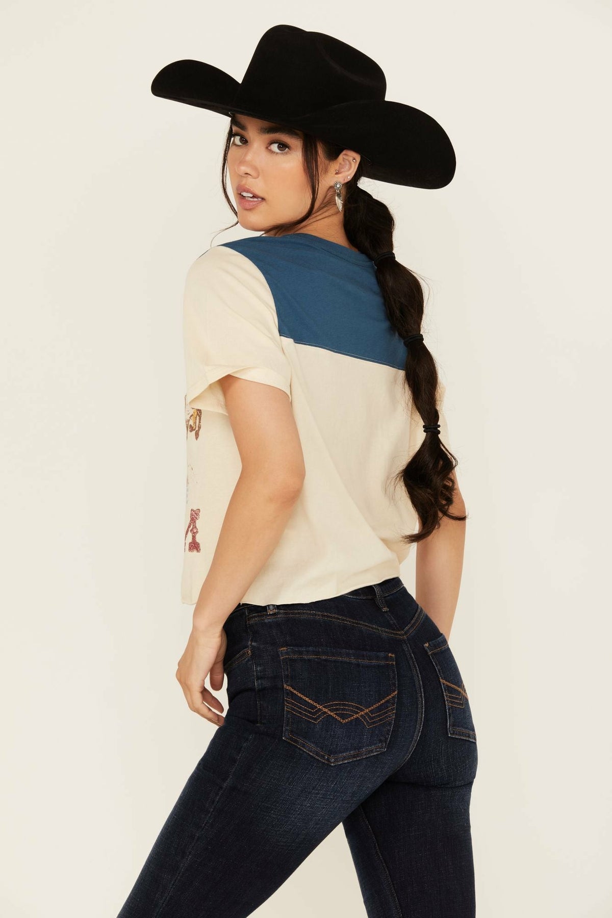 Idyllwind Chasing The Dream Cropped Football Short Sleeve Tee