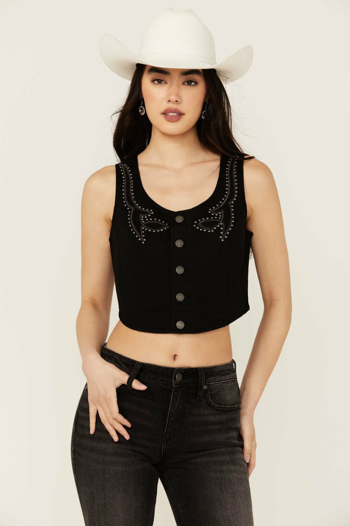 Idyllwind Burbank Embroidered and Studded Super Stretch Bustier