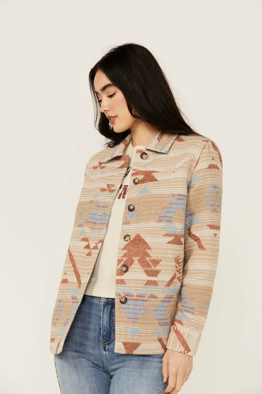 Idyllwind Jenry Southwestern Print Oversized Shacket