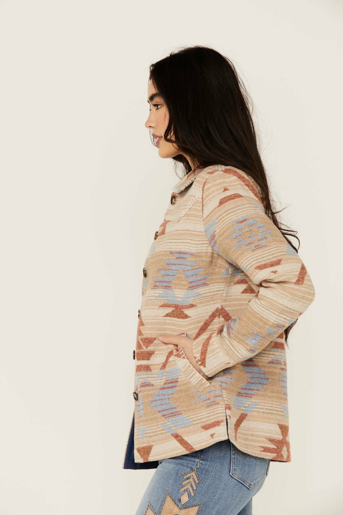 Idyllwind Jenry Southwestern Print Oversized Shacket