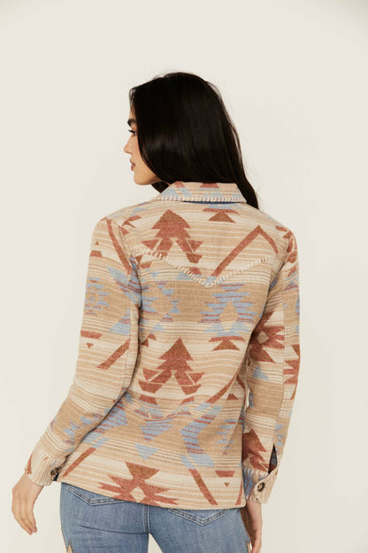 Idyllwind Jenry Southwestern Print Oversized Shacket