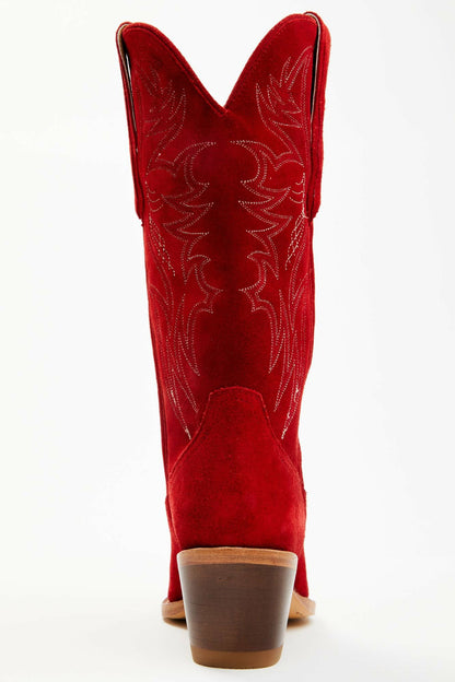 Idyllwind Charmed Life Fire Suede Western Boots - Round Toe