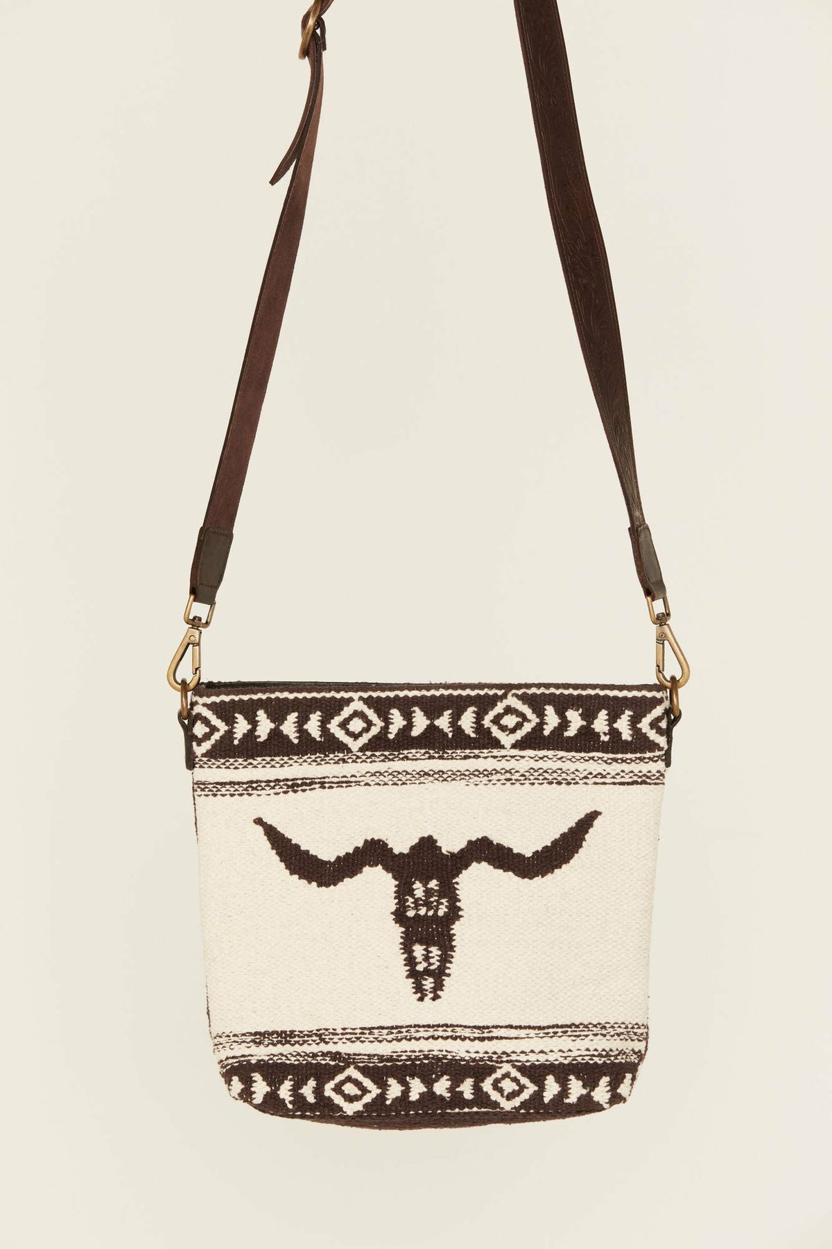 Idyllwind Madrona Longhorn Woven Crossbody Bag