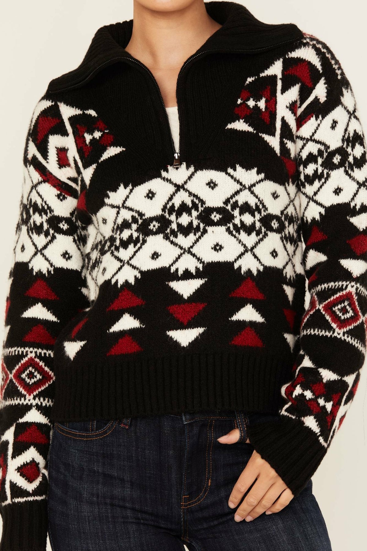 Idyllwind Alpine Zip Front Sweater