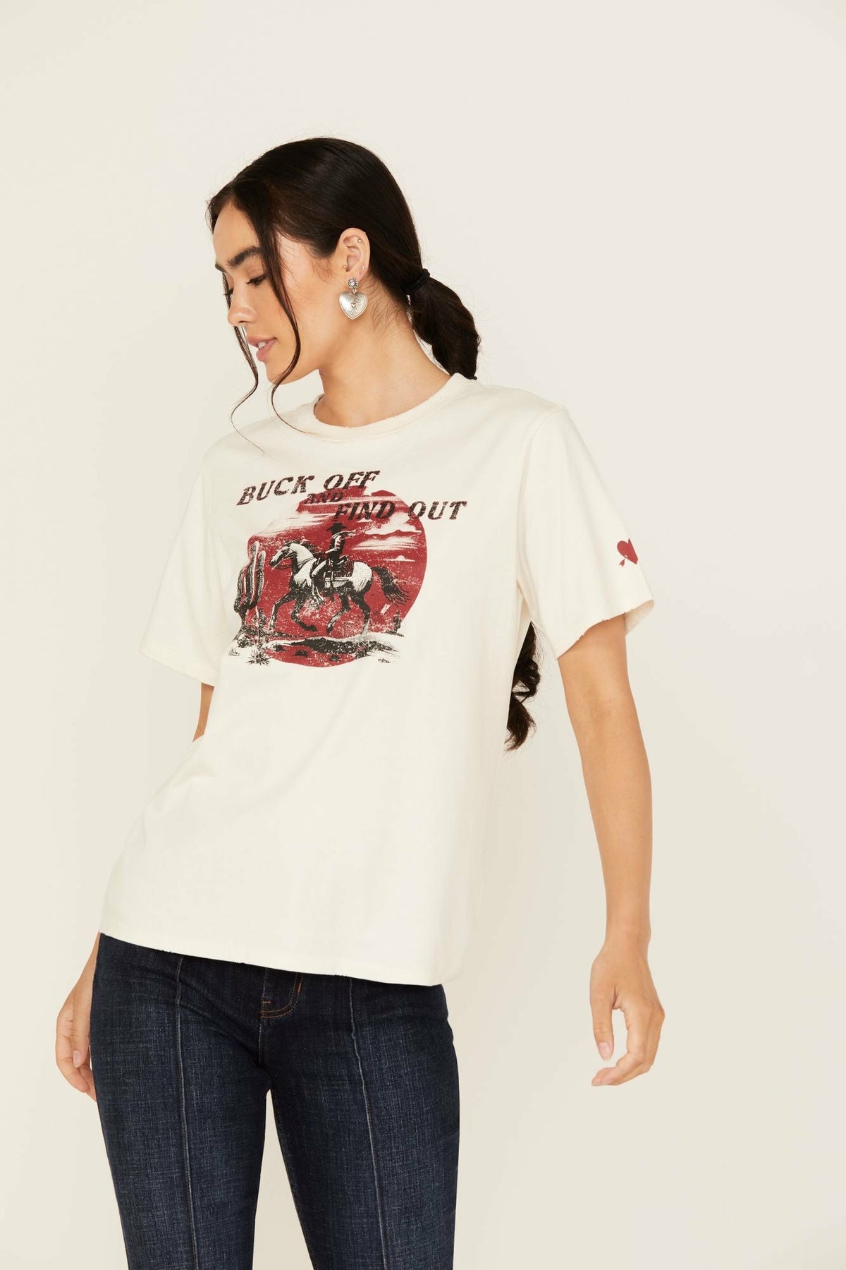 Idyllwind Buck Off and Find Out Short Sleeve Graphic Tee