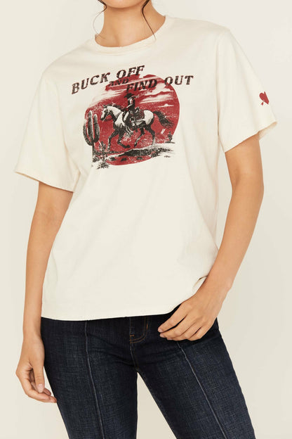 Idyllwind Buck Off and Find Out Short Sleeve Graphic Tee