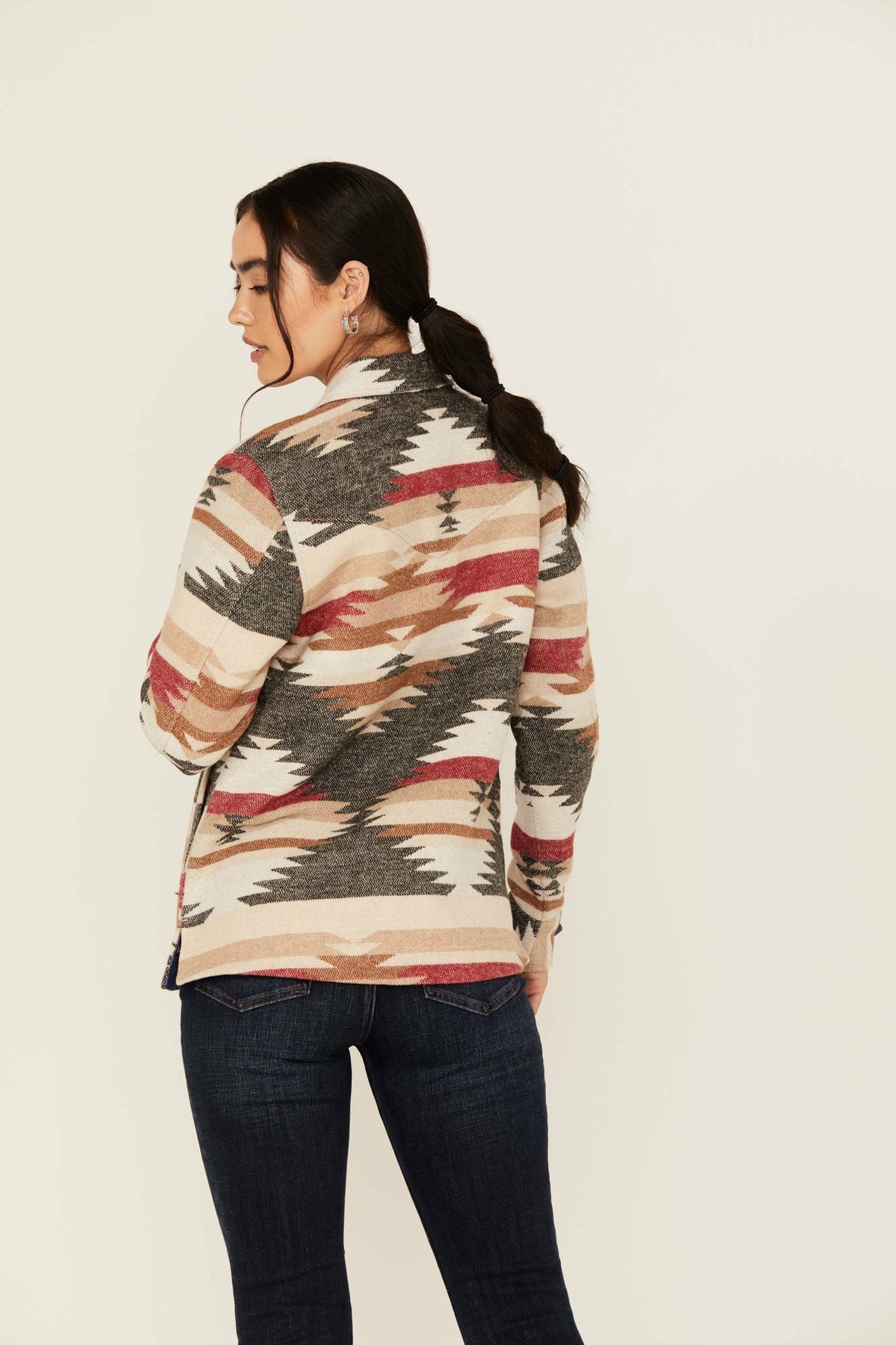 Idyllwind Roadhouse Southwestern Print Button-Down Shacket
